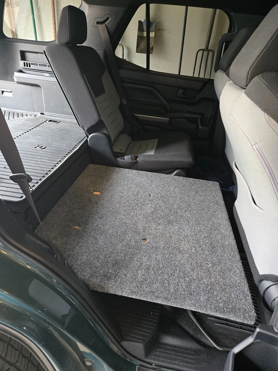 2025 4runner 6th gen Second row seat partial delete platform I built. 20260324_172128