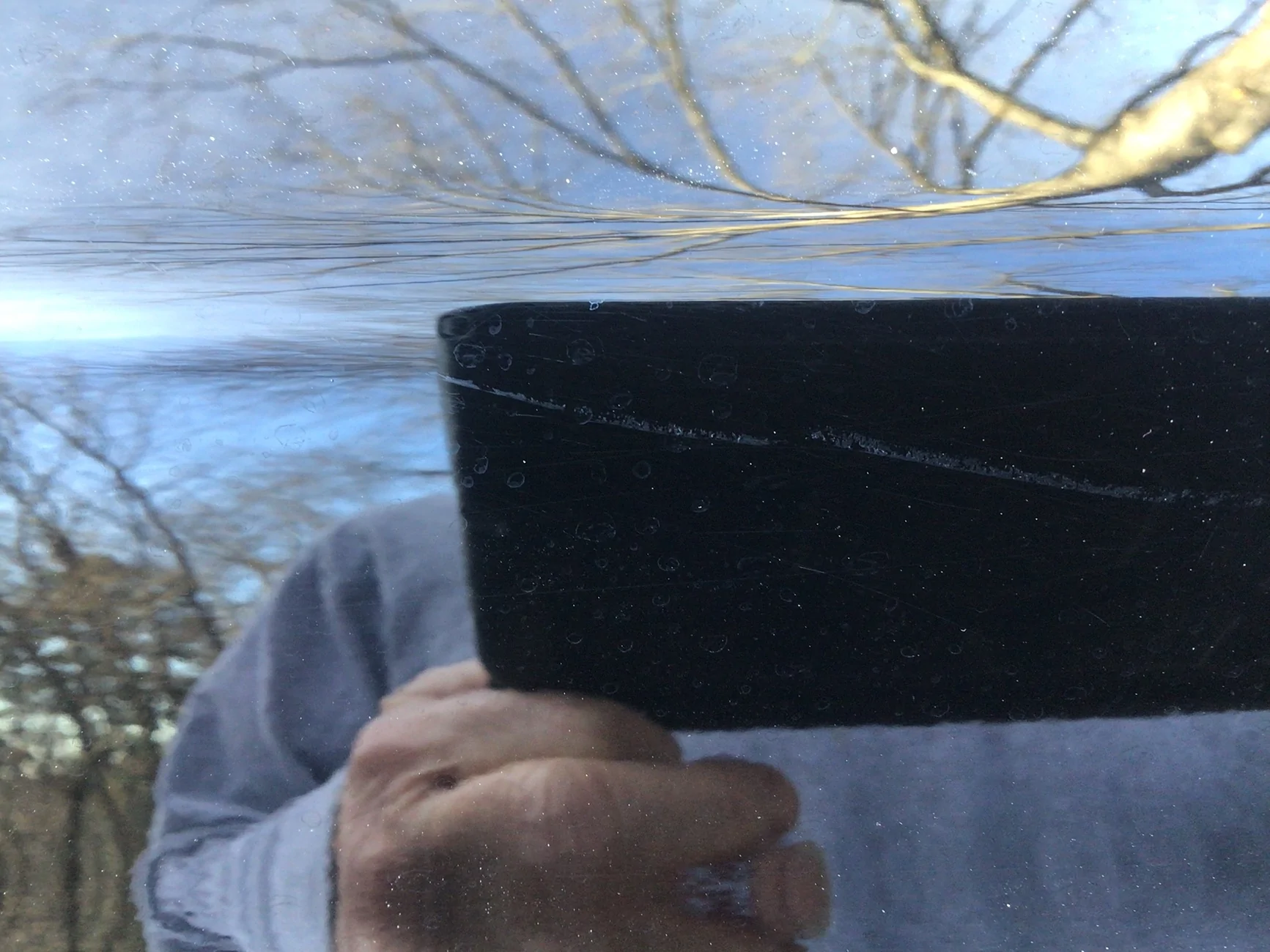 2025 4runner 6th gen Paint scratched and messed up from snow cleaning IMG_2926