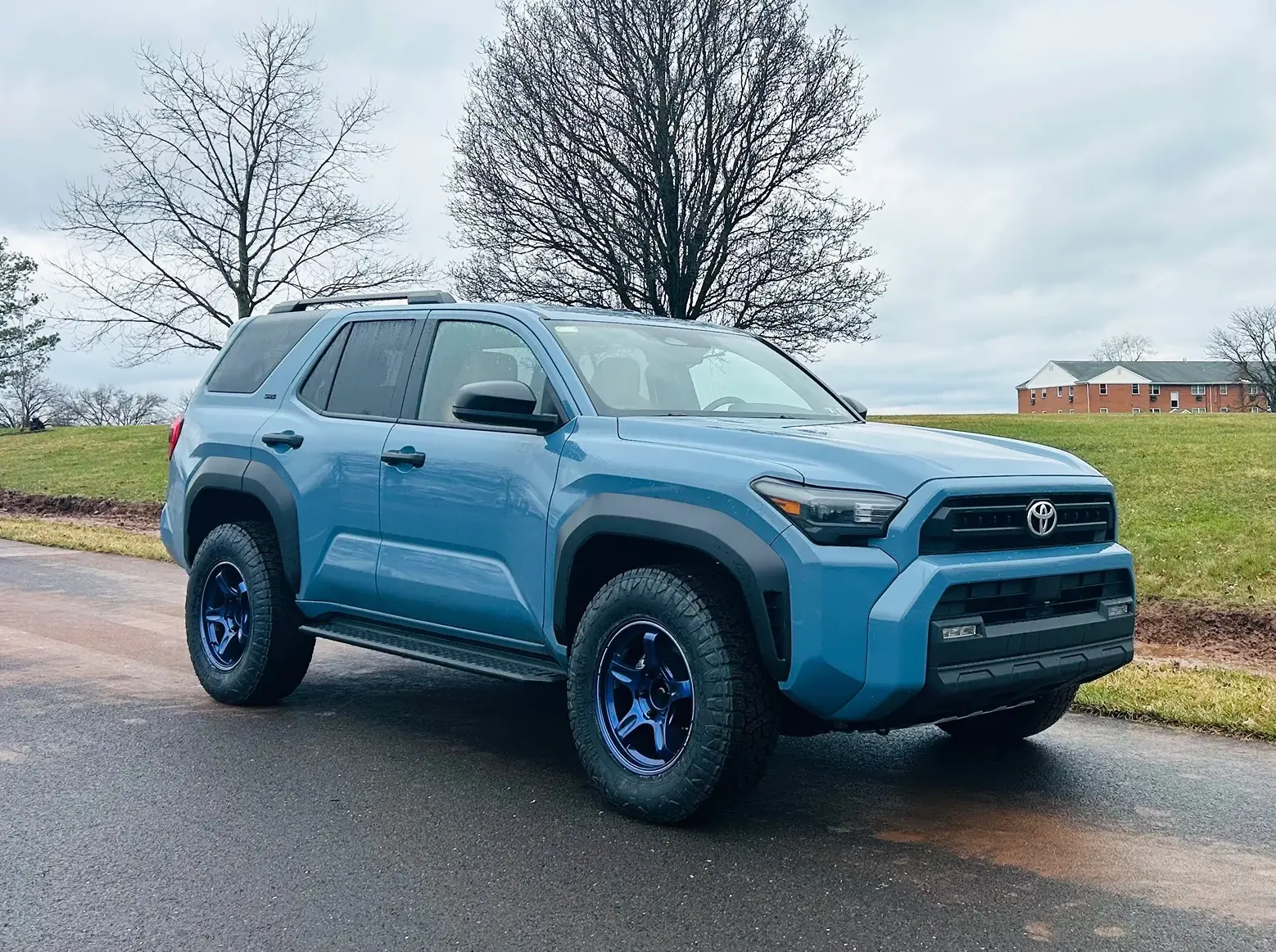 2025 4runner 6th gen Magnesium Blue ORT Forged wheels +14 offset and 265/70r18 Nitto Terra Grappler G3 tires on Heritage Blue 31837-88e3dd926d38ac58f7a381a8d243f261 (1)
