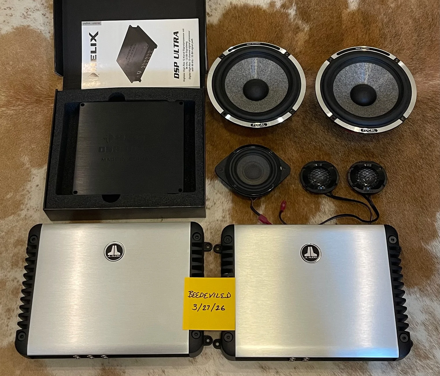 2025 2026 4runner 6th gen JL Audio, Focal, Brax, Helix Audio Hardware IMG_9732