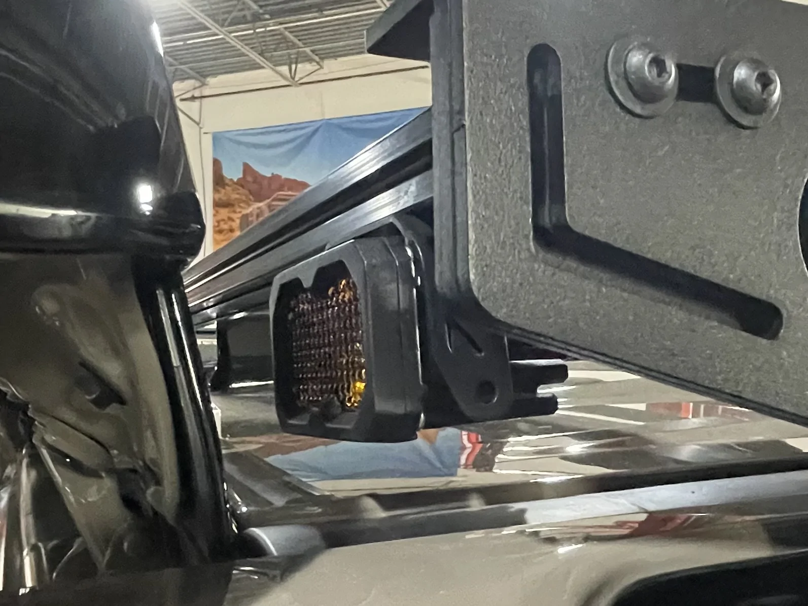 2025 4runner 6th gen Ditch Lights, Rock Sliders, Roof Rack, Chase Lights, Switch Panel and More Installed IMG_0710