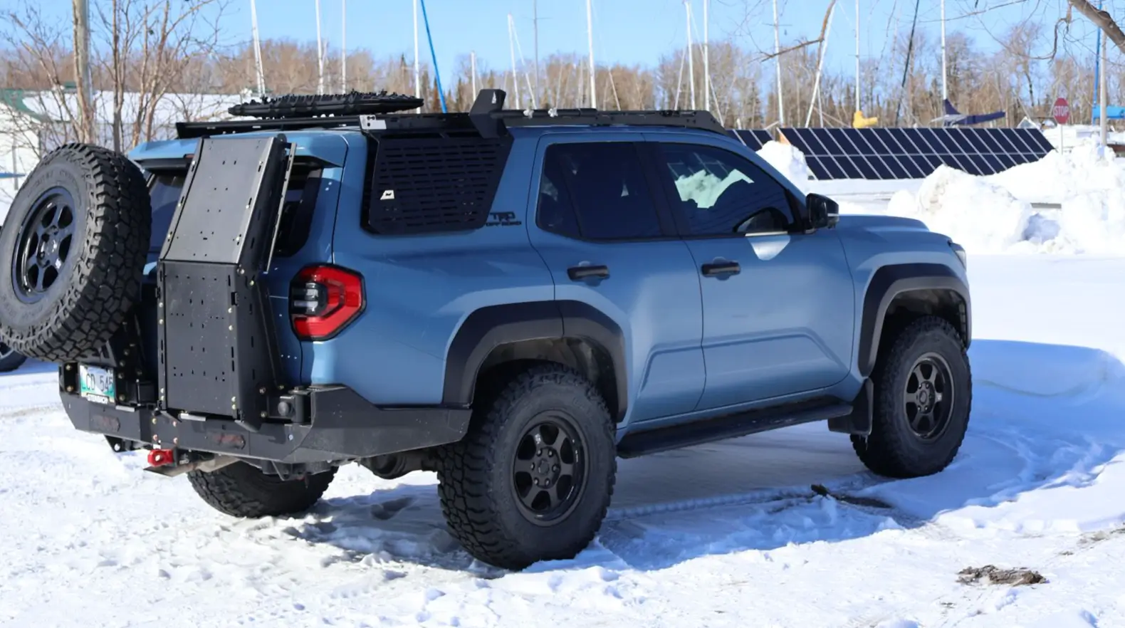 2025 4runner 6th gen Heritage Blue - Matte PPF, Dissent Offroad Armor, 35" Baja Boss, Westcott Rack, Agency 6 gear, Warn Winch, Baja Designs Lights Screenshot 2026-03-28 at 8.16.19 PM