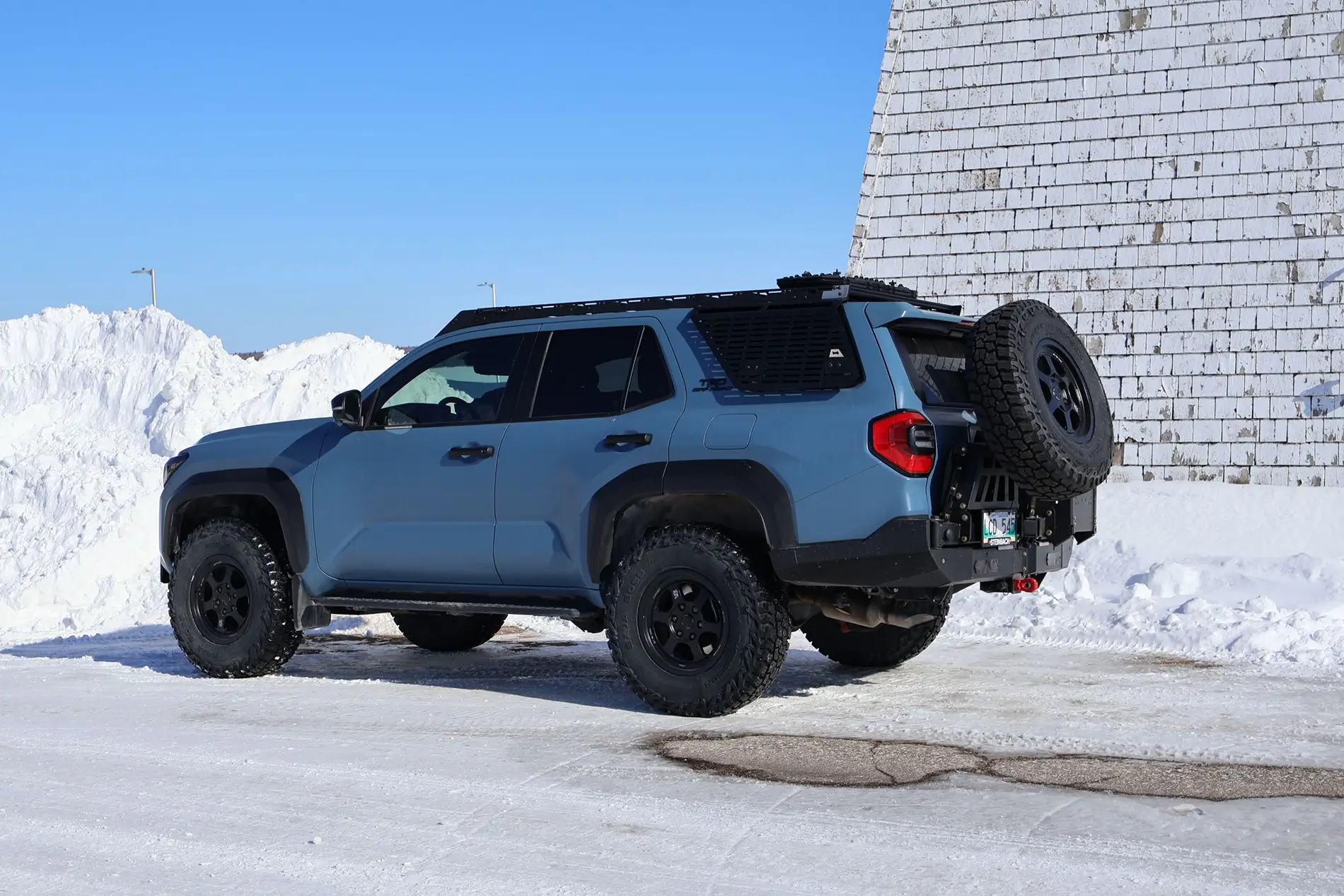 2025 4runner 6th gen Heritage Blue - Matte PPF, Dissent Offroad Armor, 35" Baja Boss, Westcott Rack, Agency 6 gear, Warn Winch, Baja Designs Lights 1774749694586-f