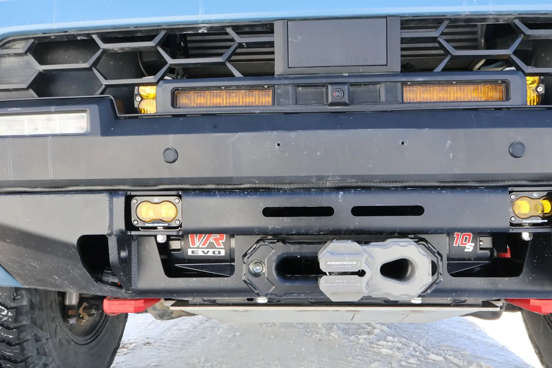 2025 4runner 6th gen Heritage Blue - Matte PPF, Dissent Offroad Armor, 35" Baja Boss, Westcott Rack, Agency 6 gear, Warn Winch, Baja Designs Lights 1774750220761-qy