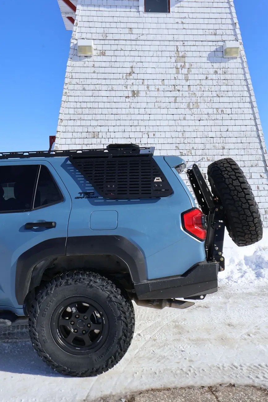 2025 4runner 6th gen Heritage Blue - Matte PPF, Dissent Offroad Armor, 35" Baja Boss, Westcott Rack, Agency 6 gear, Warn Winch, Baja Designs Lights 1774750285384-