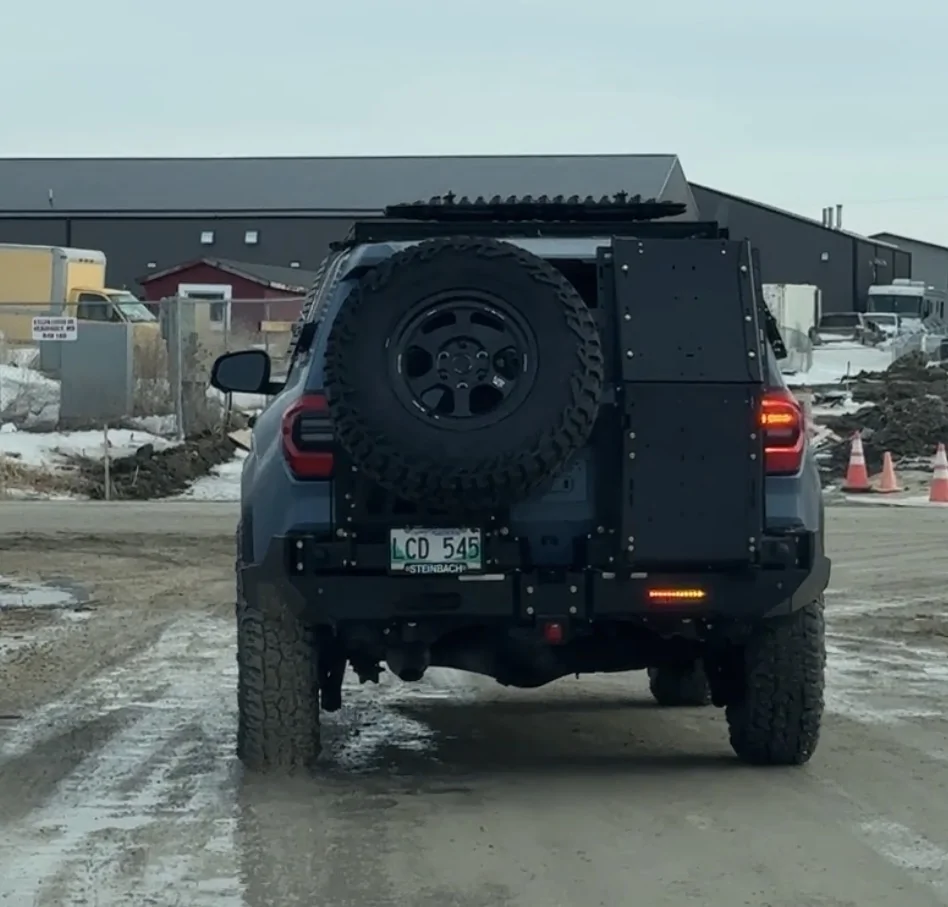 2025 4runner 6th gen Heritage Blue - Matte PPF, Dissent Offroad Armor, 35" Baja Boss, Westcott Rack, Agency 6 gear, Warn Winch, Baja Designs Lights IMG_6582