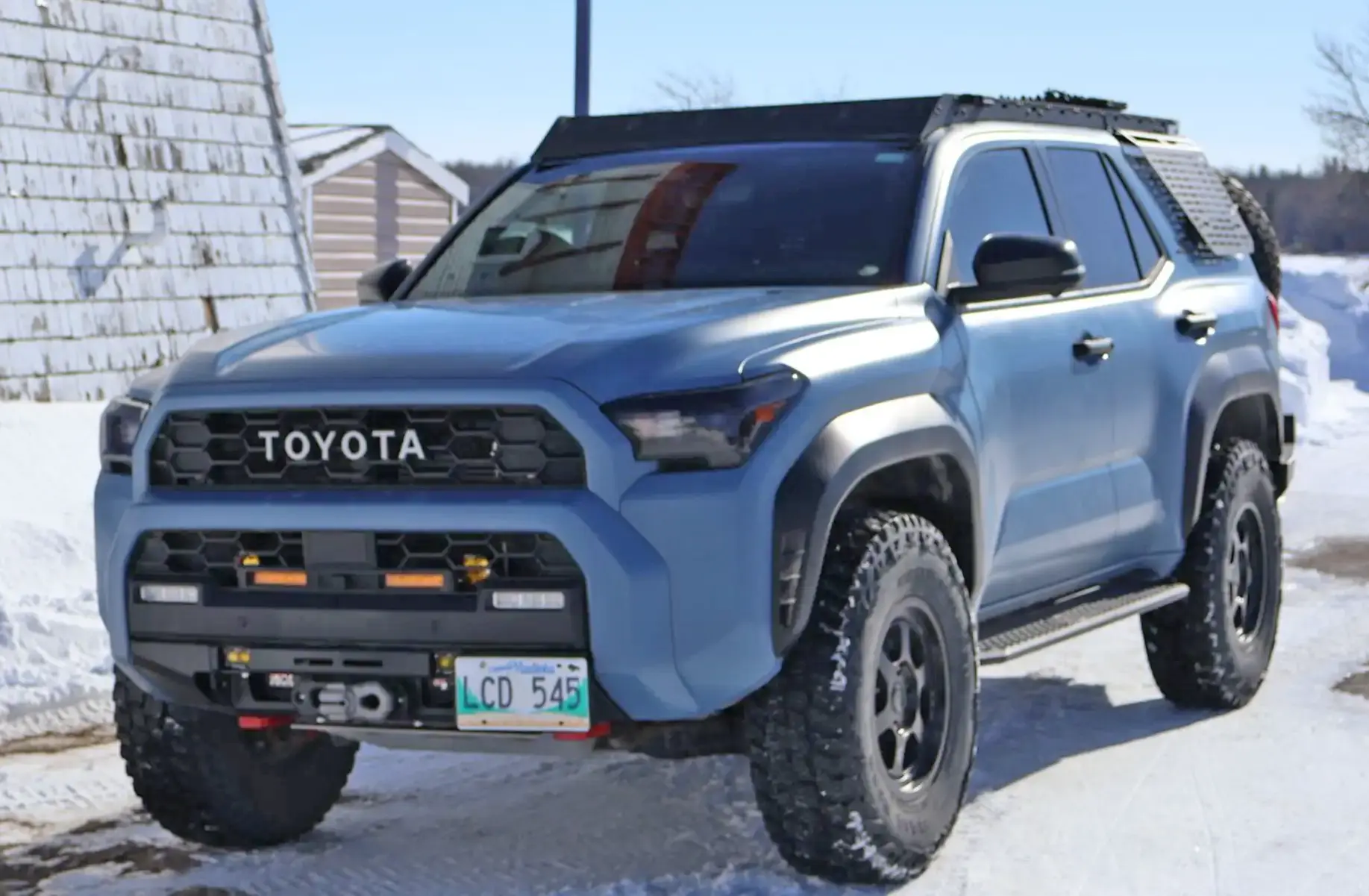 2025 4runner 6th gen Heritage Blue - Matte PPF, Dissent Offroad Armor, 35" Baja Boss 255/85R17 Pizza Cutters, Westcott Rack, Agency 6 gear, Warn Winch, Baja Designs Lights 32123-71f37c7c65c280f5c8107e0c03289f48