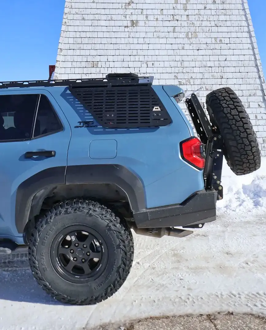 2025 4runner 6th gen Heritage Blue - Matte PPF, Dissent Offroad Armor, 35" Baja Boss 255/85R17 Pizza Cutters, Westcott Rack, Agency 6 gear, Warn Winch, Baja Designs Lights 32137-6b7868db07005d9ee841c92a89baa181