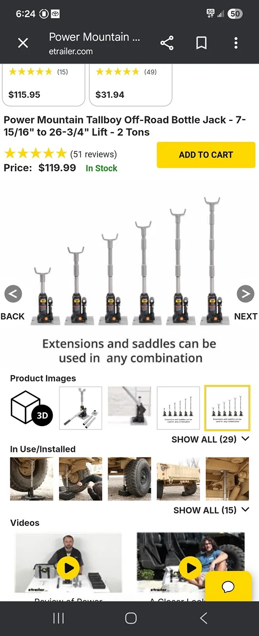 2025 2026 4runner 6th gen Will the Stock Emergency Jack Work With 285/70R17 Tires? Screenshot_20260330_182404_Chrom