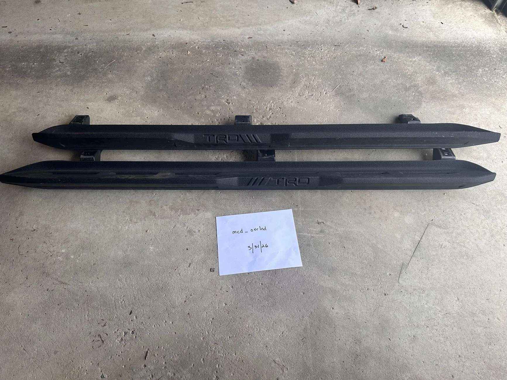 2025 4runner 6th gen OEM TRD Side Steps/Running Boards IMG_8434