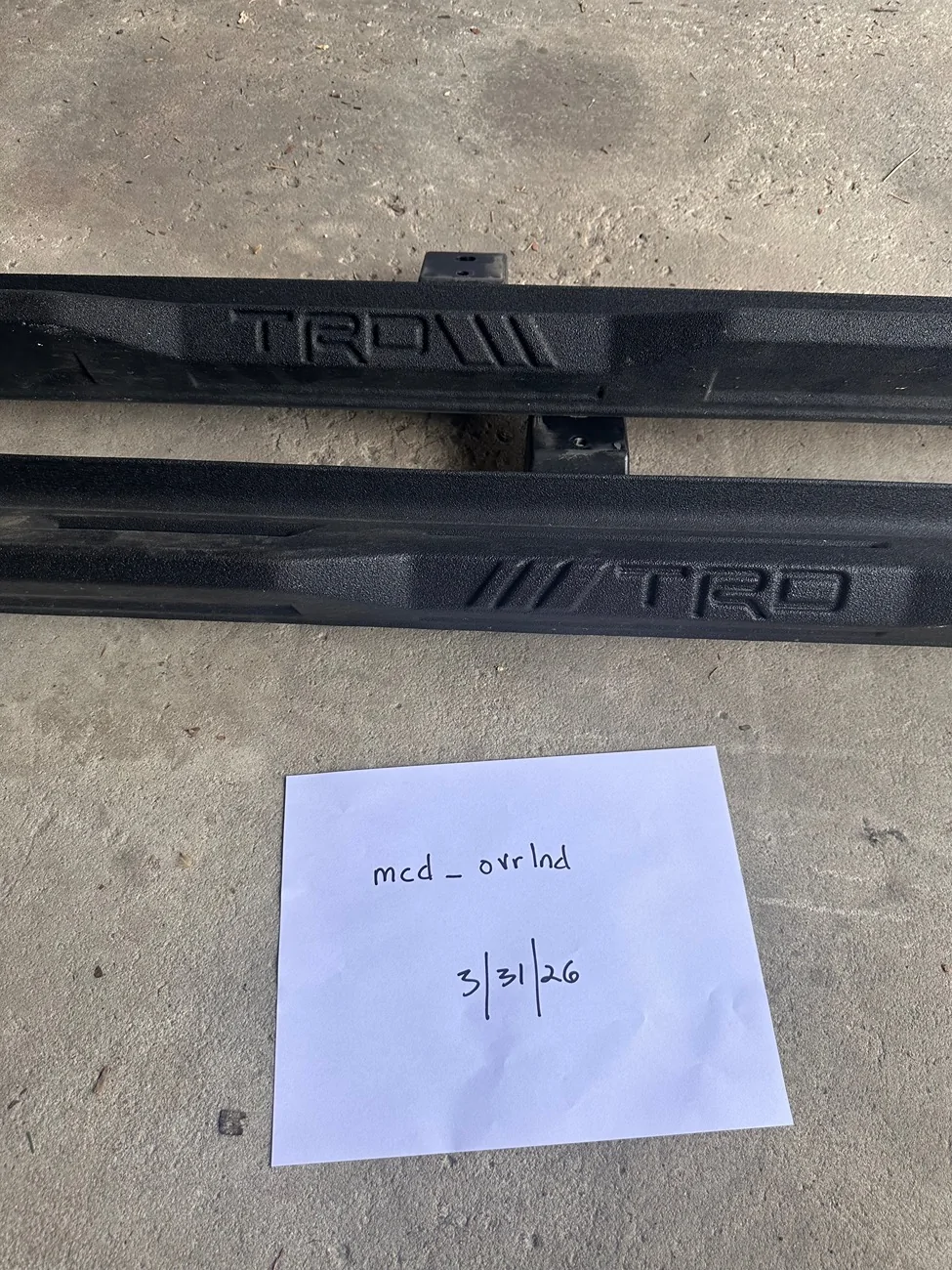 2025 4runner 6th gen OEM TRD Side Steps/Running Boards IMG_8435