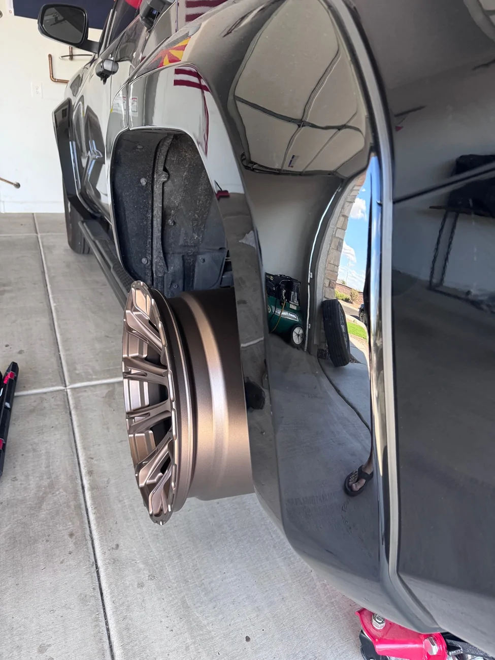 2025 4runner 6th gen RRW 17” 25mm Offset with 33” AT4W tires - rub on stock suspension? IMG_2612