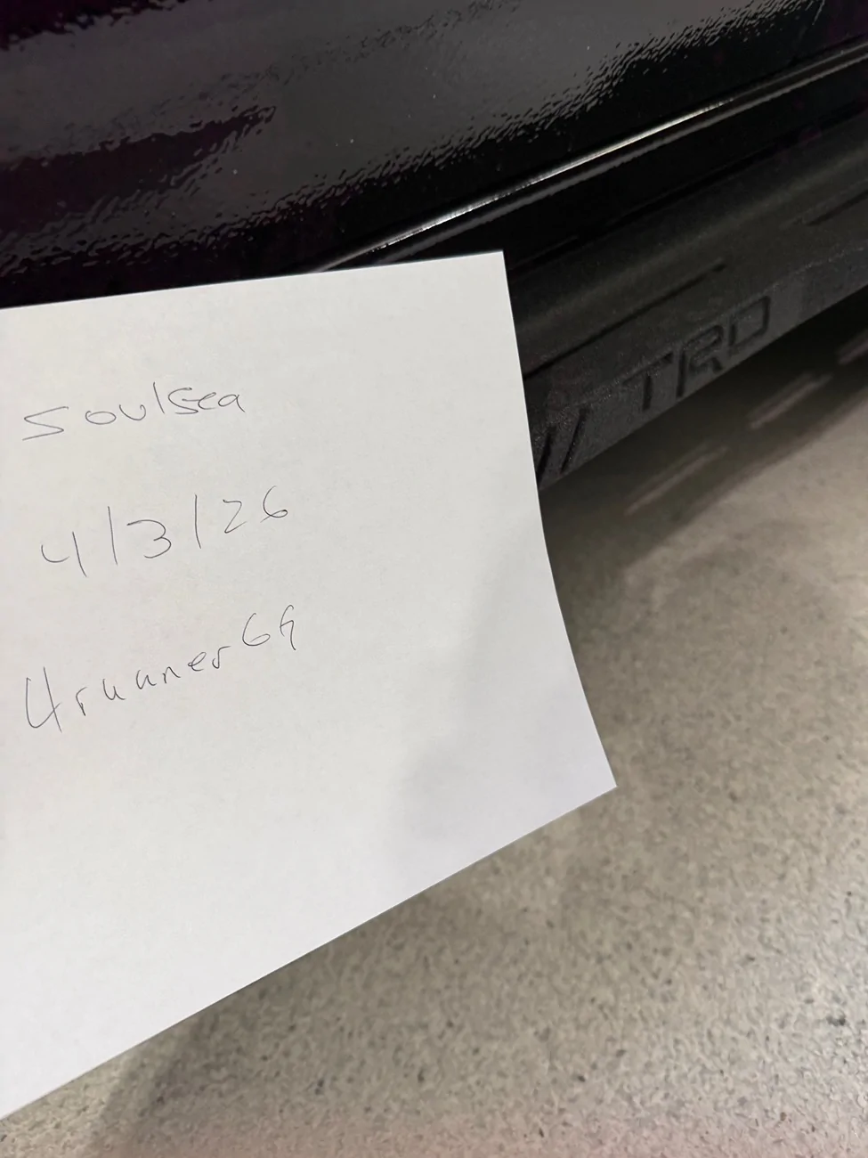 2025 4runner 6th gen 26 TRD Pro OEM Aluminum running boards (SC or AZ) IMG_6659