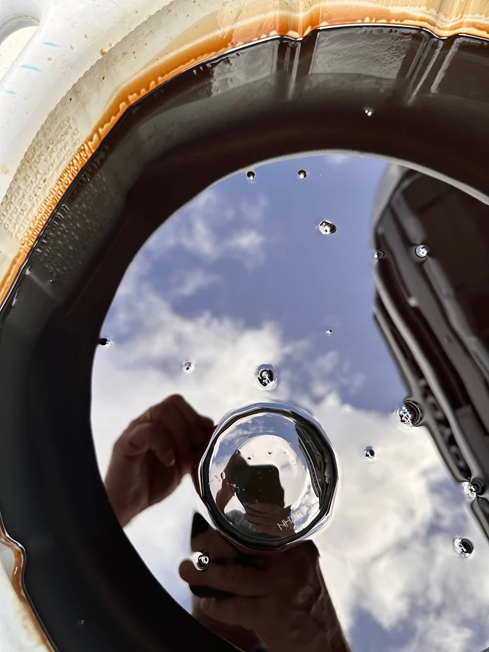 2025 2026 4runner 6th gen Front air dam clearance for oil change? IMG_9032