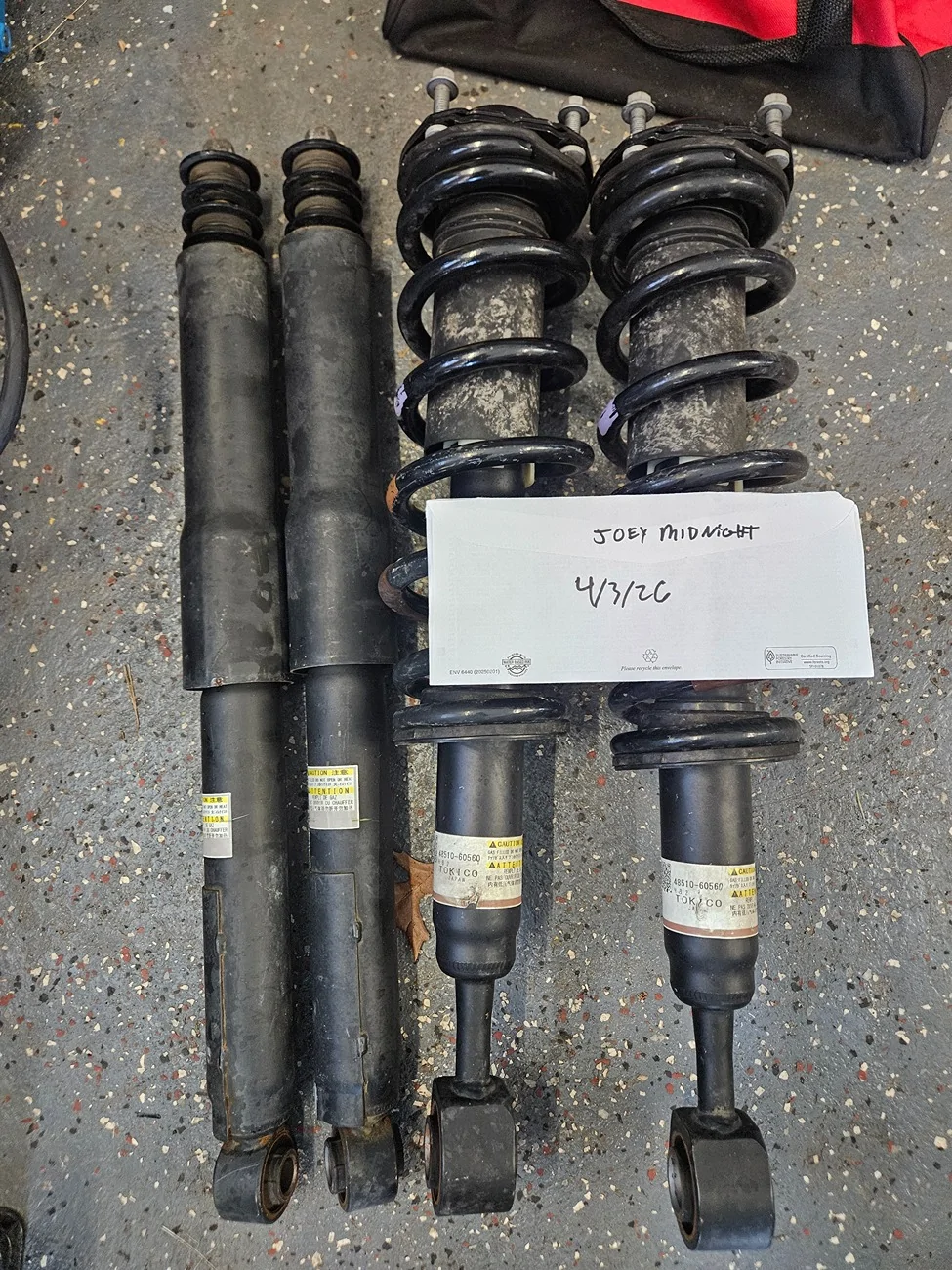 2025 2026 4runner 6th gen F/s Land cruiser shocks 20260403_164032