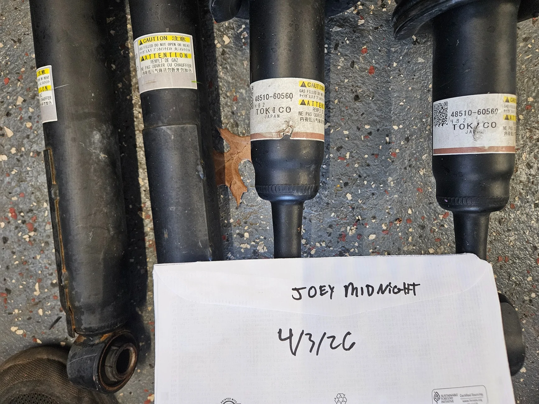 2025 2026 4runner 6th gen F/s Land cruiser shocks 20260403_164045