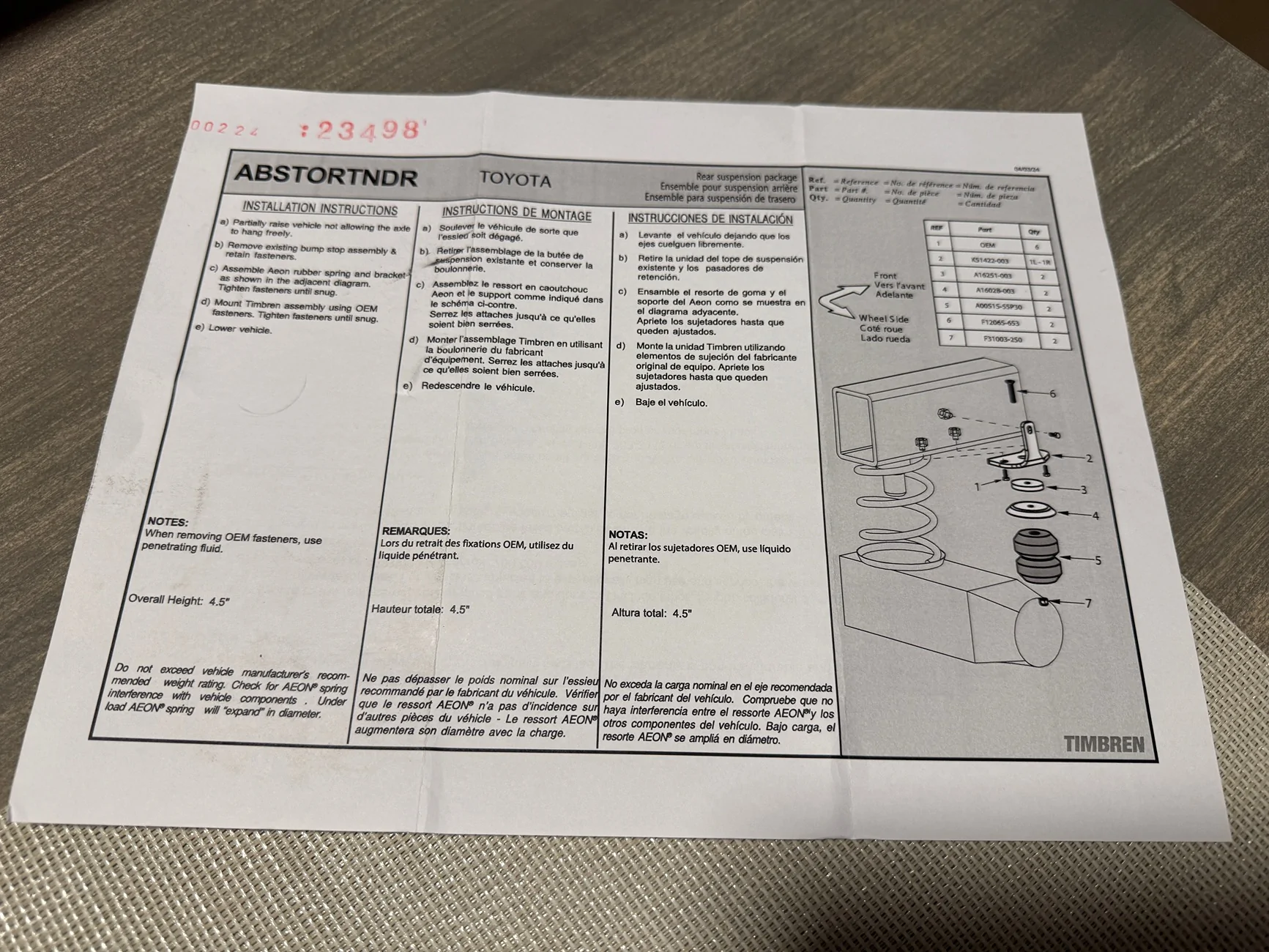2025 2026 4runner 6th gen OME MT64 Old Man Emu Suspension w/ UCA (Part #2135K) + Timbren Active Off-Road Bumpstops -- Installation & Review...by Van Solo IMG_3059