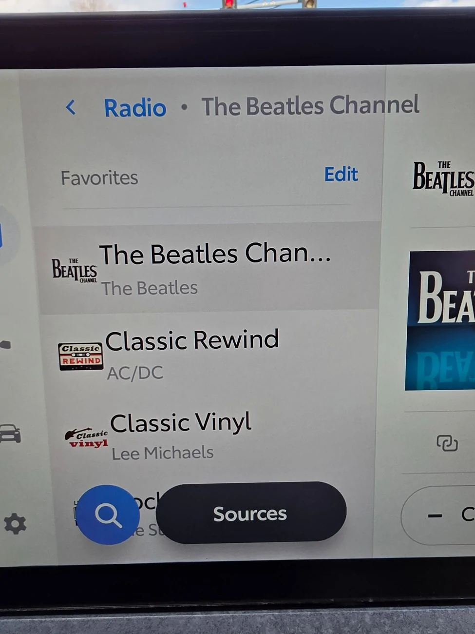 2025 2026 4runner 6th gen Move Radio Station Favorites 3059