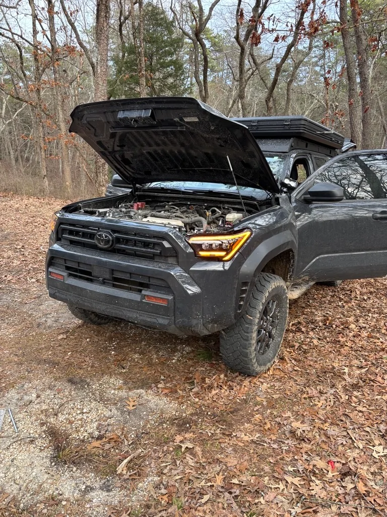 2025 2026 4runner 6th gen Stuck in mud at Pine Barrens. Noob 1775510420174-q9