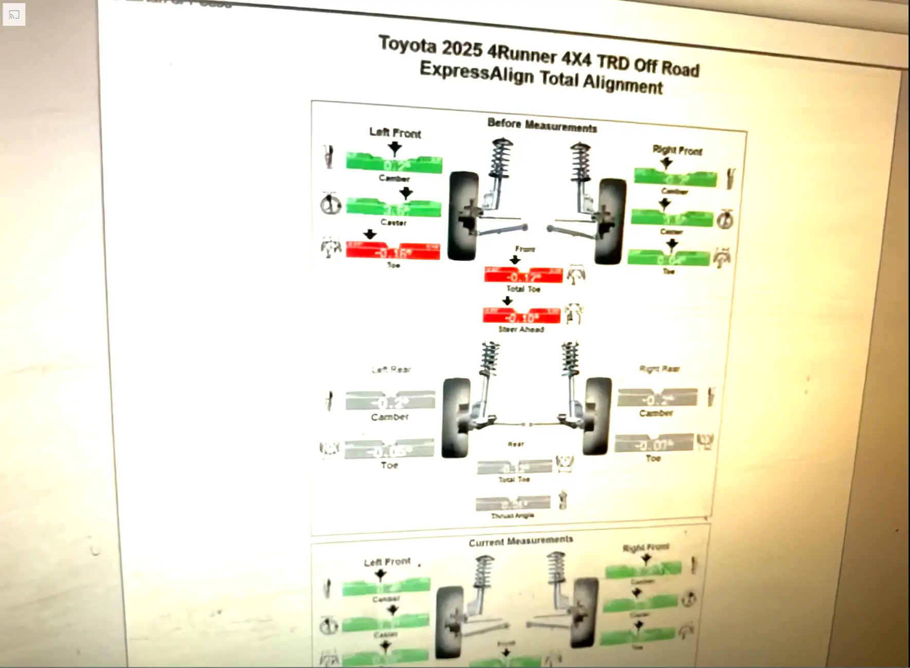 2025 2026 4runner 6th gen Just had my Alignment Done, Rear Wheels are not adjustable? 1775576055339-5t