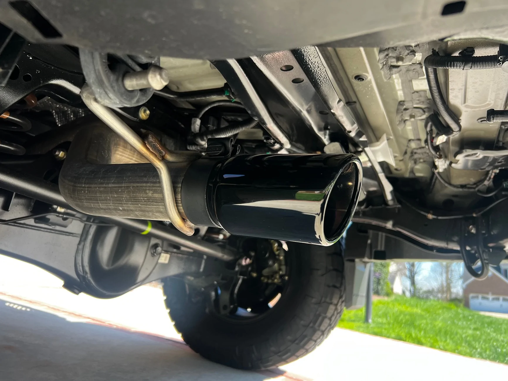 2025 2026 4runner 6th gen TRD PRO Exhaust Tip Mod (Cut End of Exhaust Pipe) IMG_7443