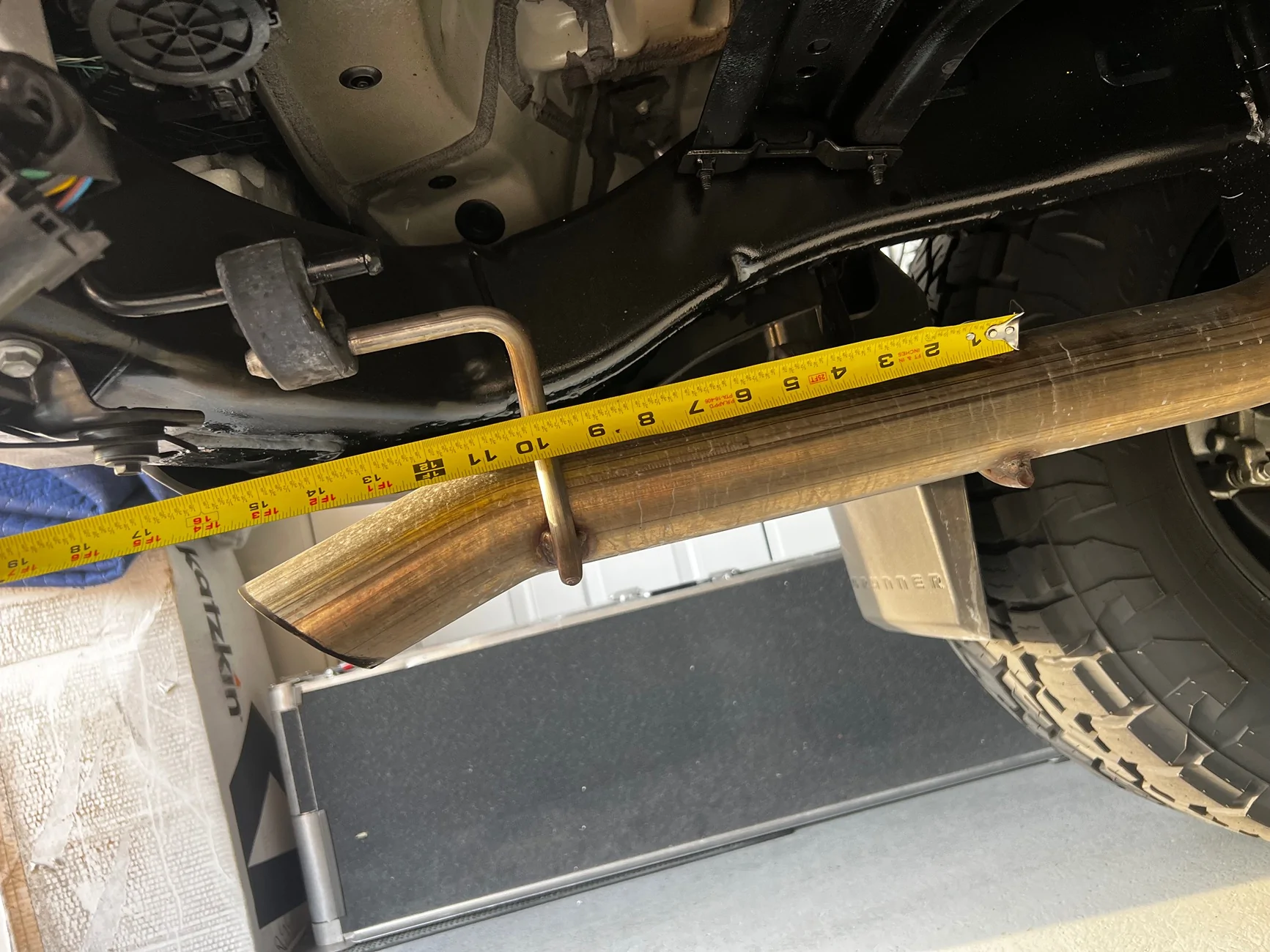 2025 2026 4runner 6th gen TRD PRO Exhaust Tip Mod (Cut End of Exhaust Pipe) IMG_7387