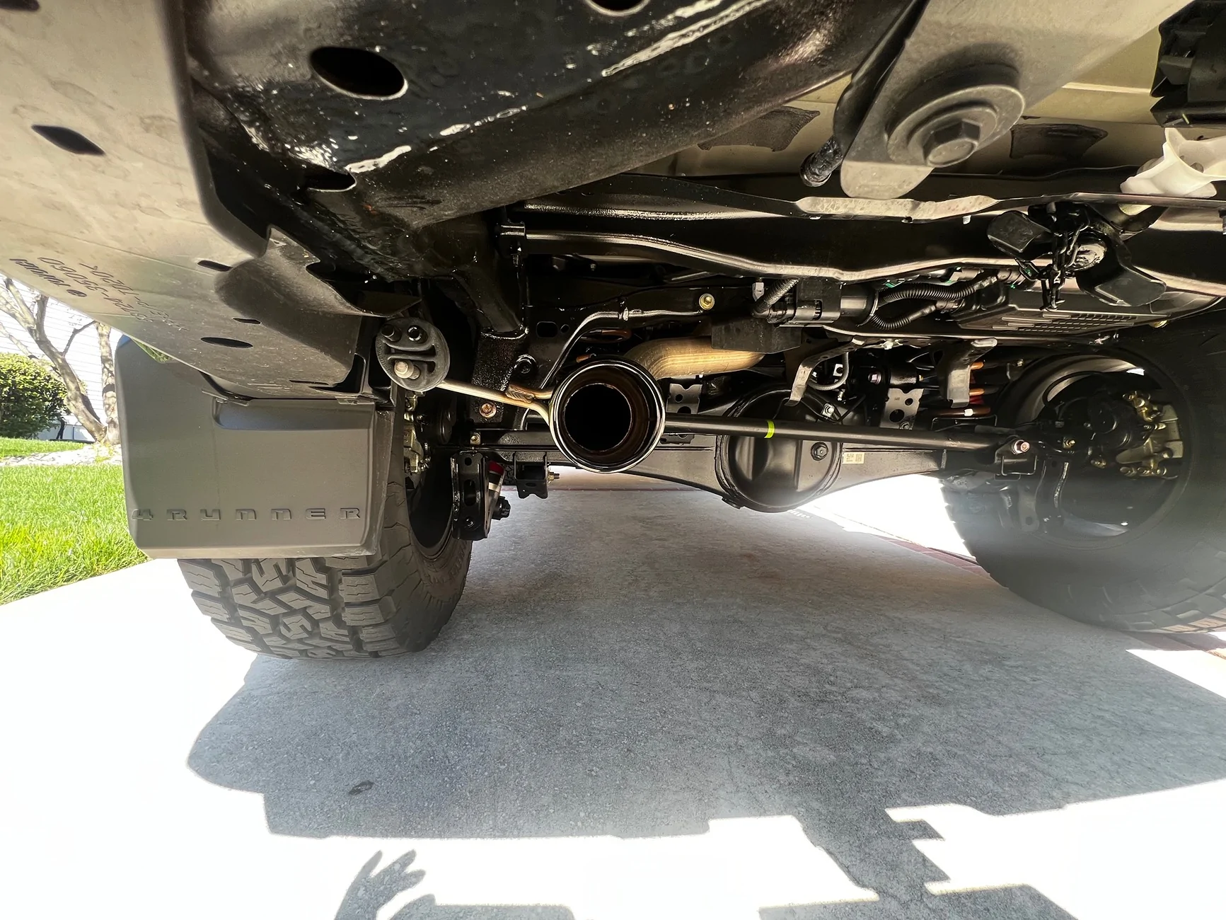 2025 2026 4runner 6th gen TRD PRO Exhaust Tip Mod (Cut End of Exhaust Pipe) IMG_7446