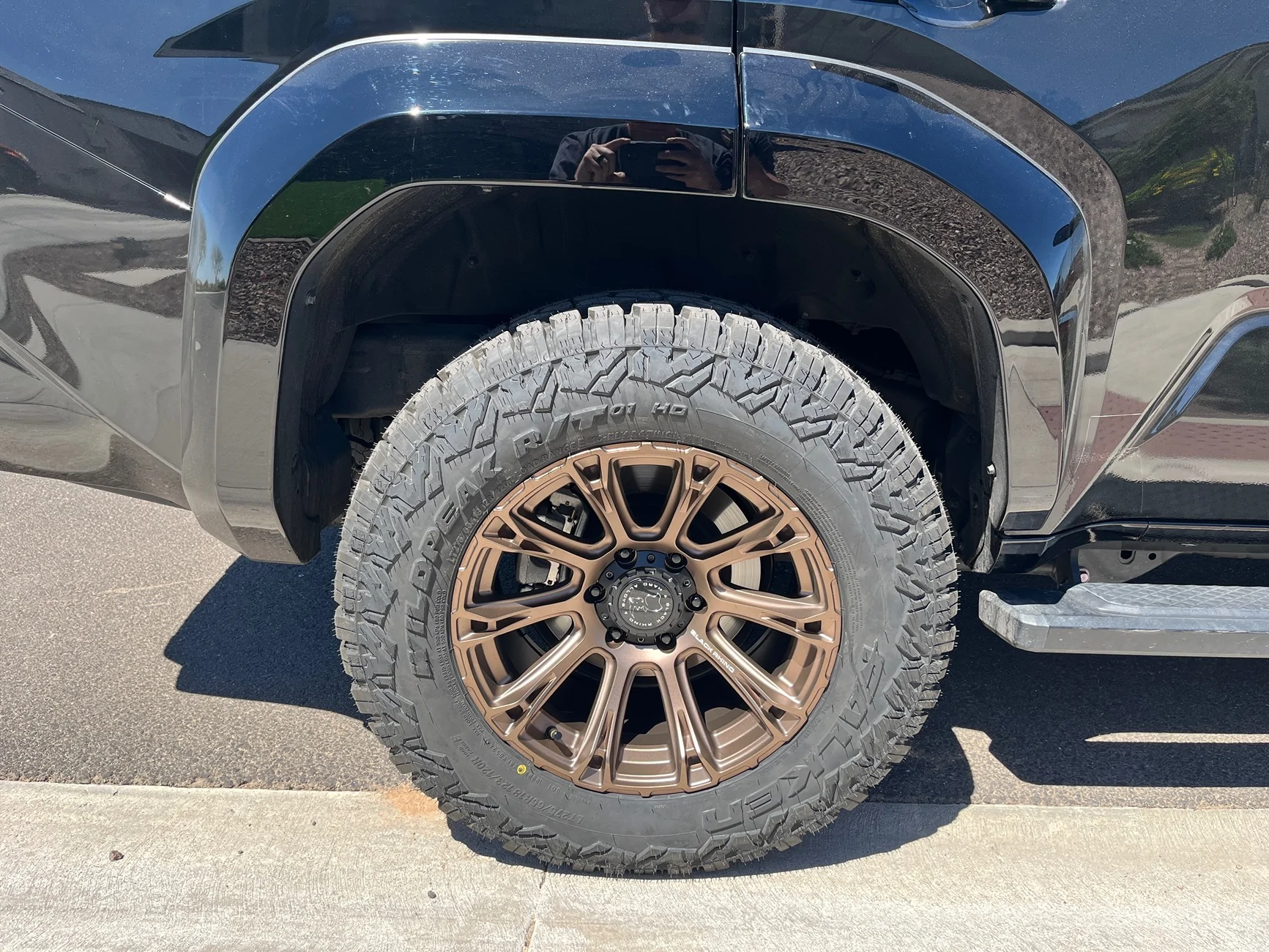 2025 2026 4runner 6th gen RRW 17” 25mm Offset with 33” AT4W tires - rub on stock suspension? IMG_2809