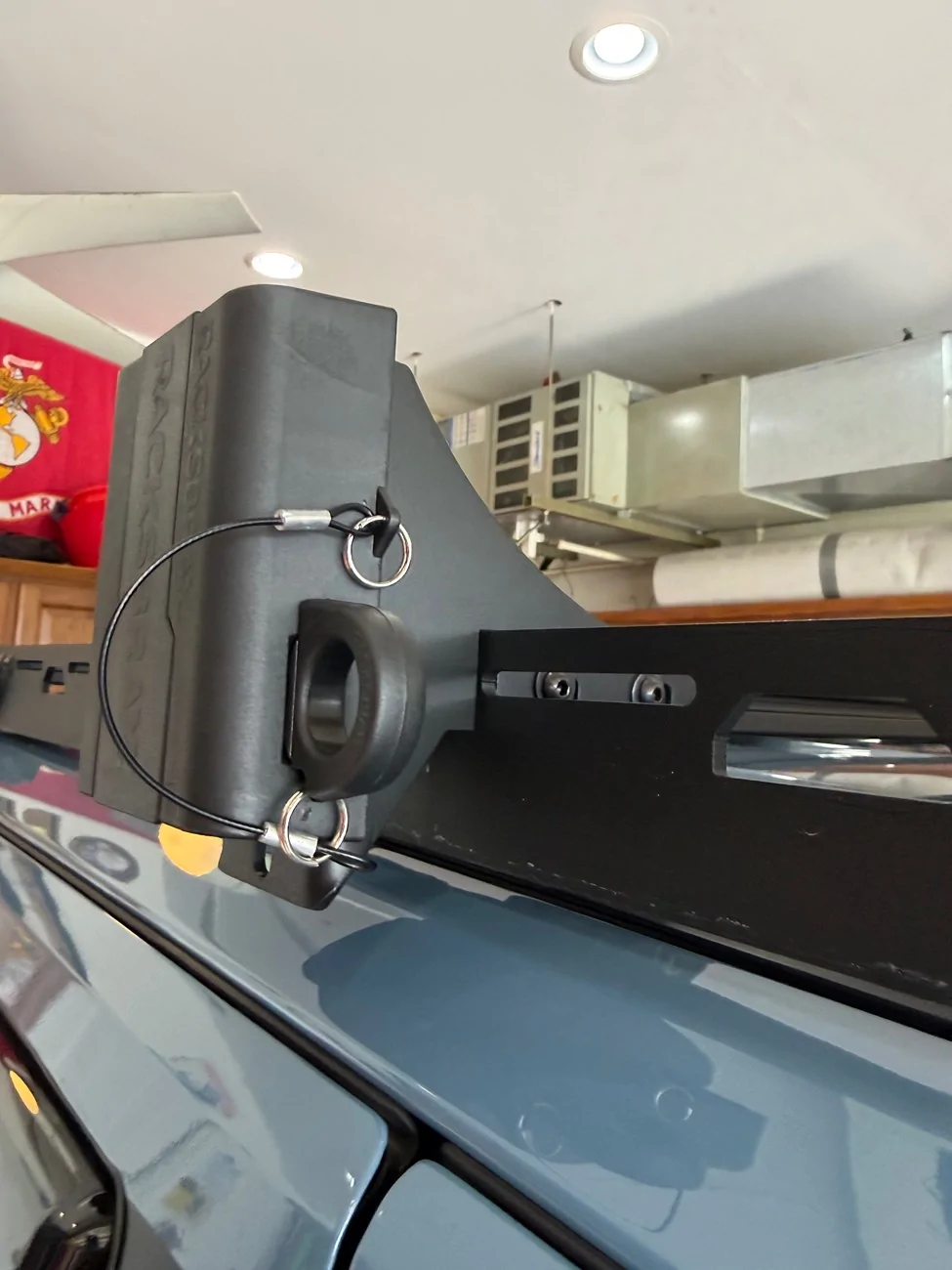 2025 2026 4runner 6th gen Westcott roof rack issue: contact with roof rubbed paint down to metal IMG_7403