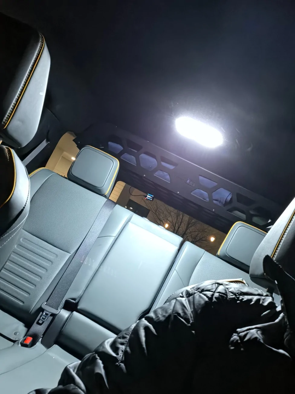 2025 2026 4runner 6th gen CAtuned rear cargo shelf installed + custom lighting 3110