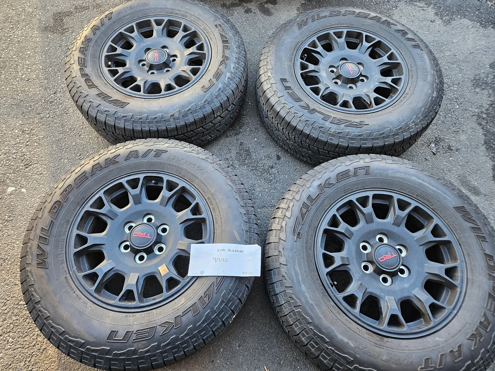 2025 2026 4runner 6th gen Premium option TRD off road wheels and at3w 20260409_180156