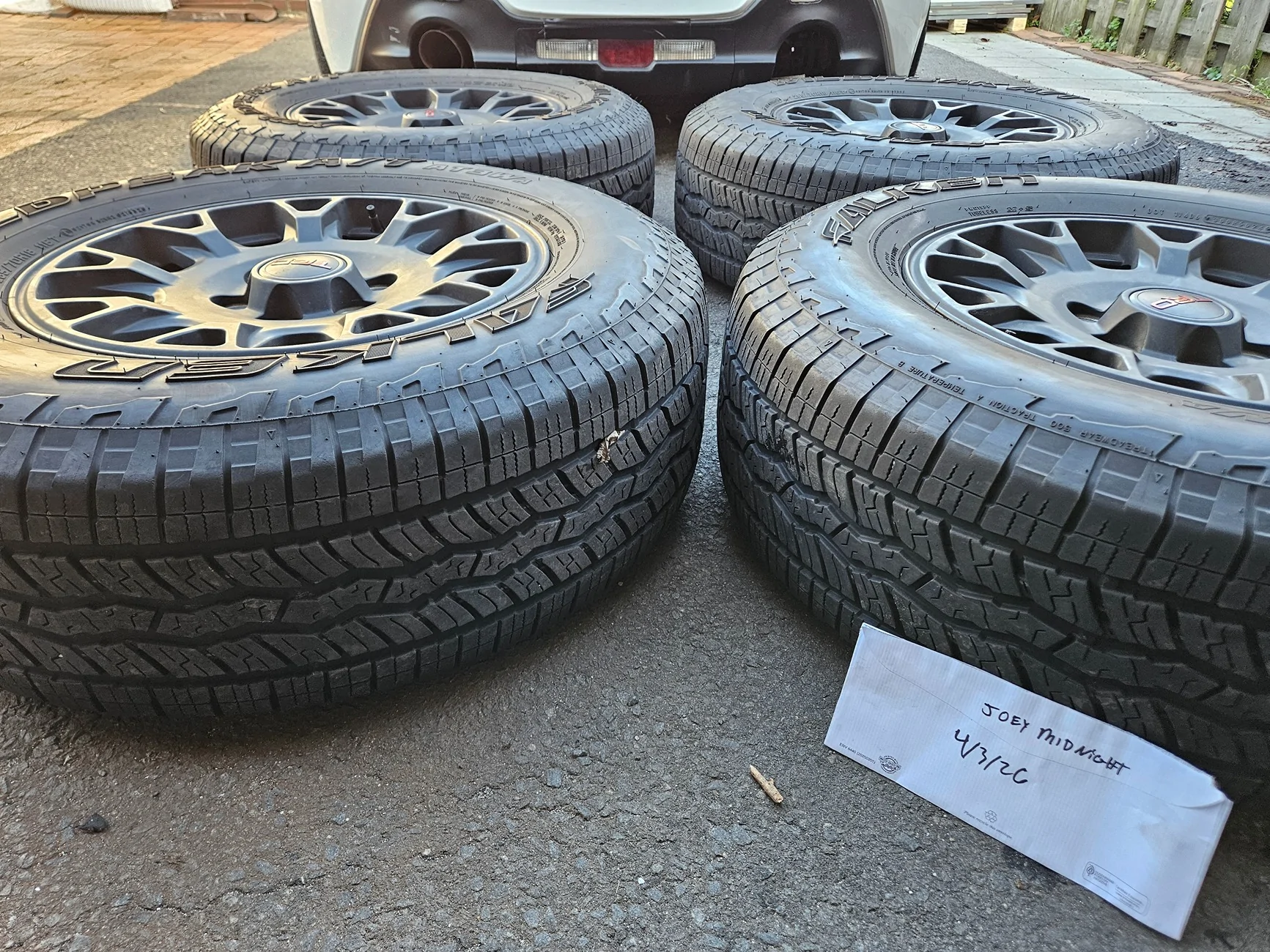 2025 2026 4runner 6th gen Premium option TRD off road wheels and at3w 20260409_180205