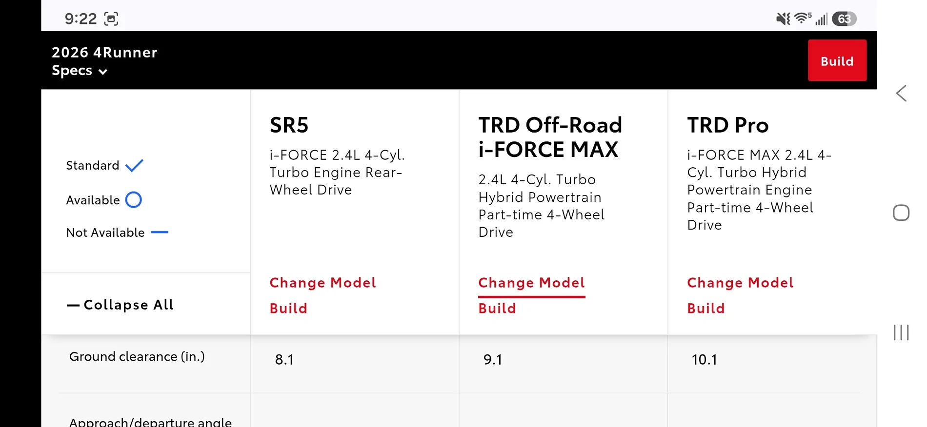 2025 2026 4runner 6th gen Overlook Package ordering available for 2026 4Runner Screenshot_20260411_212247_Chrom