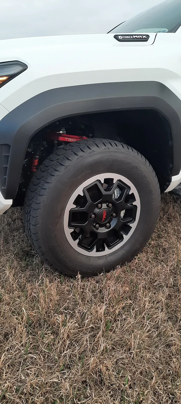 2025 2026 4runner 6th gen Fox 2.5 Performance ELITE Shocks (Fronts) Installed Review. Making Progress on 2025 Off Road Hybrid Harsh Ride 20260411_194628