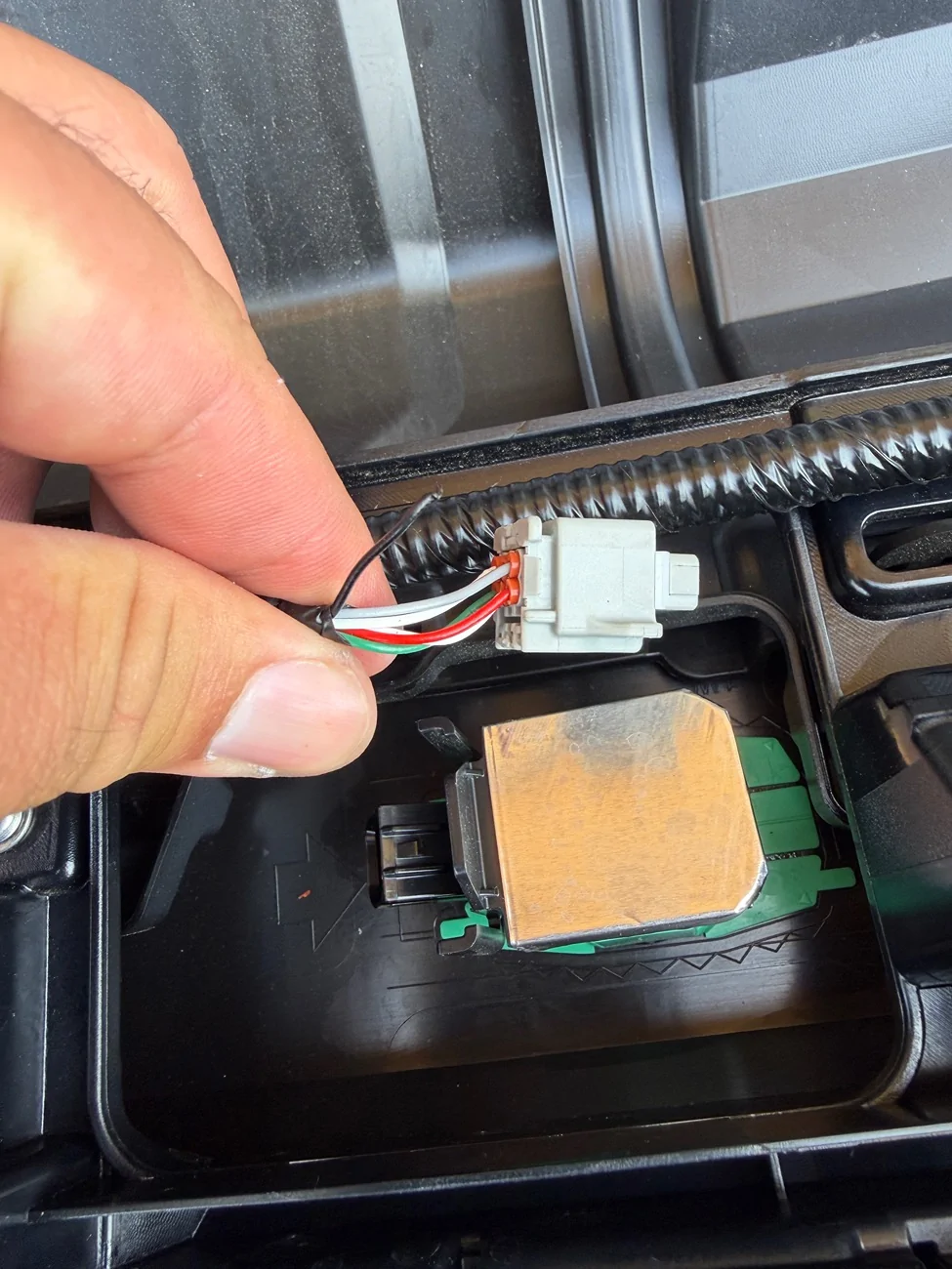 2025 2026 4runner 6th gen Front parking sensor connector repair IMG_1155