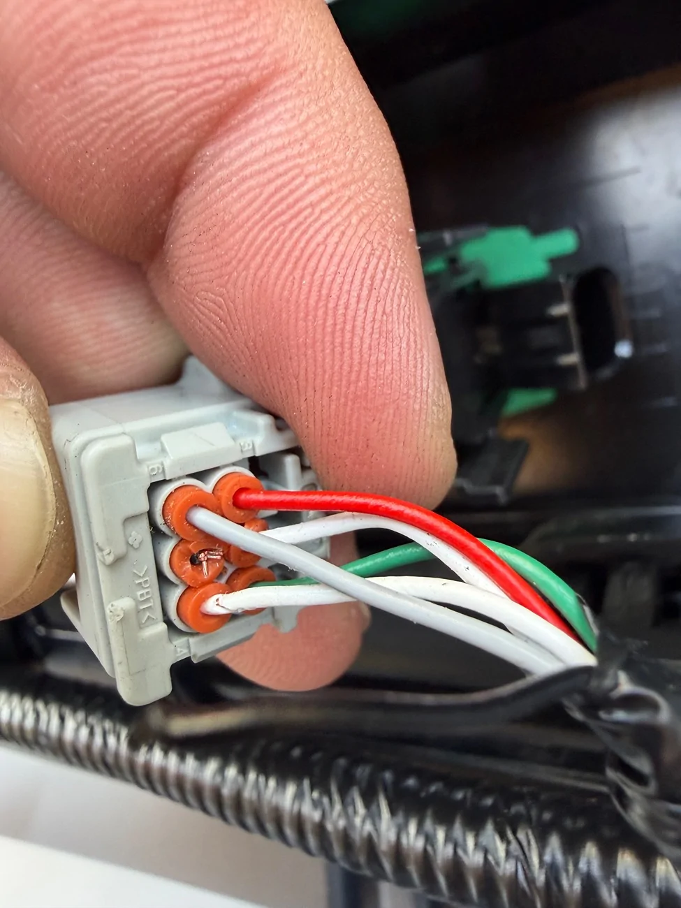 2025 2026 4runner 6th gen Front parking sensor connector repair IMG_1156