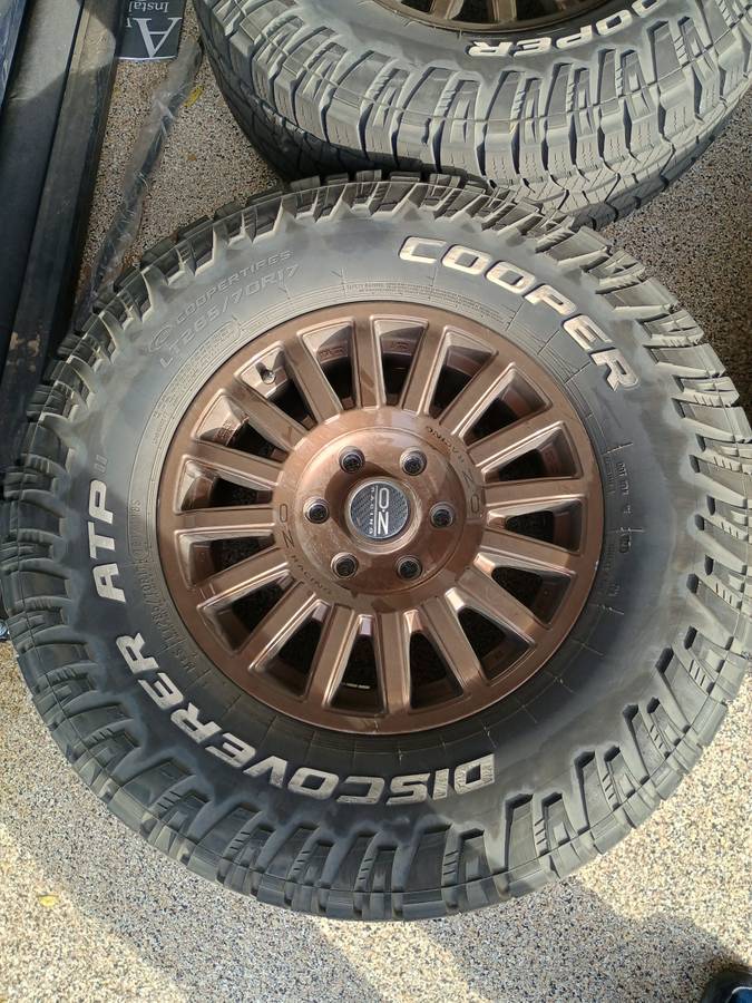 2025 2026 4runner 6th gen Arizona OZ Racing Rally Raid 17x8 with Cooper Discoverer tires - $1300 227453-c69d48c1fcff86f5e15dd4fcc51984a4