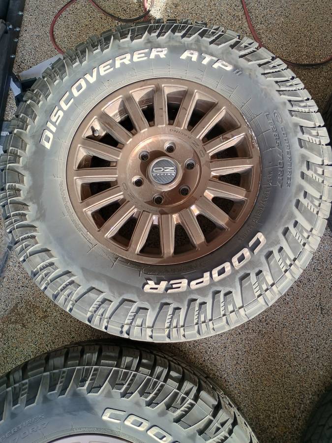 2025 2026 4runner 6th gen Arizona OZ Racing Rally Raid 17x8 with Cooper Discoverer tires - $1300 227454-ec8e9af5e25992890200778bf94807e1