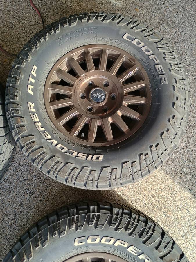 2025 2026 4runner 6th gen Arizona OZ Racing Rally Raid 17x8 with Cooper Discoverer tires - $1300 227455-1173abfa24c1634240e4e236bb02ebf0