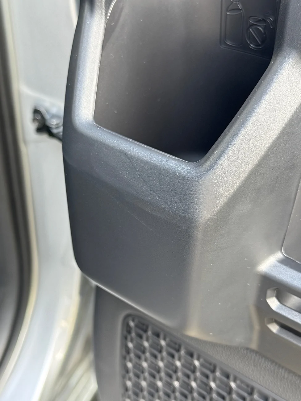 2025 2026 4runner 6th gen 4runner came with scratch on interior trim, what would you do? IMG_3151