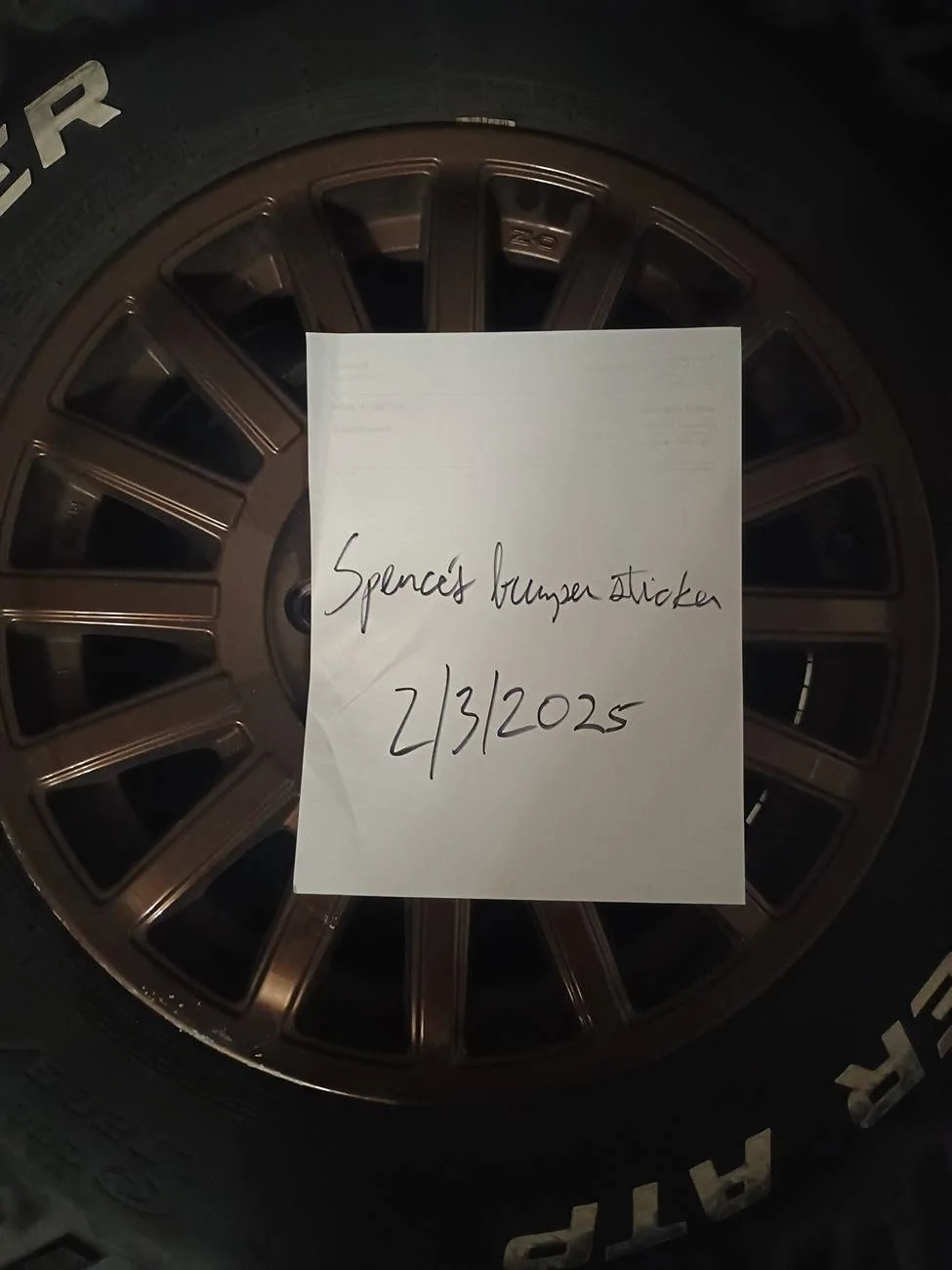 2025 2026 4runner 6th gen Arizona OZ Racing Rally Raid 17x8 with Cooper Discoverer tires - $1300 2025-02-03 12.25.03