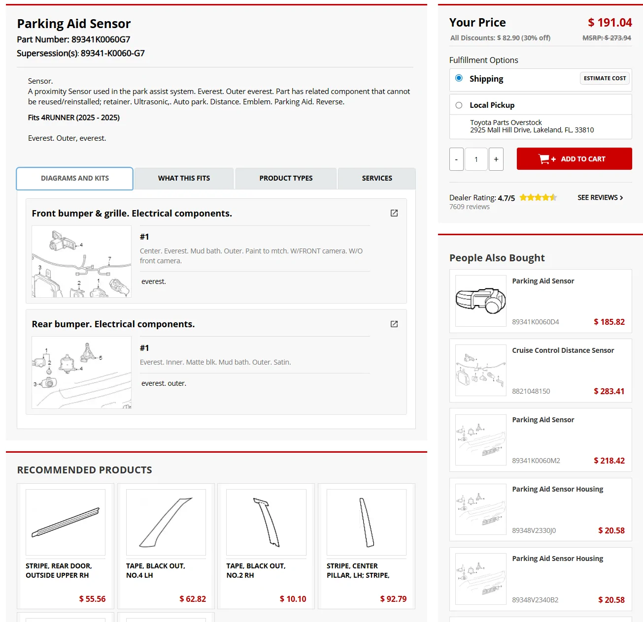2025 2026 4runner 6th gen Front parking sensor connector repair 1776084099058-uh