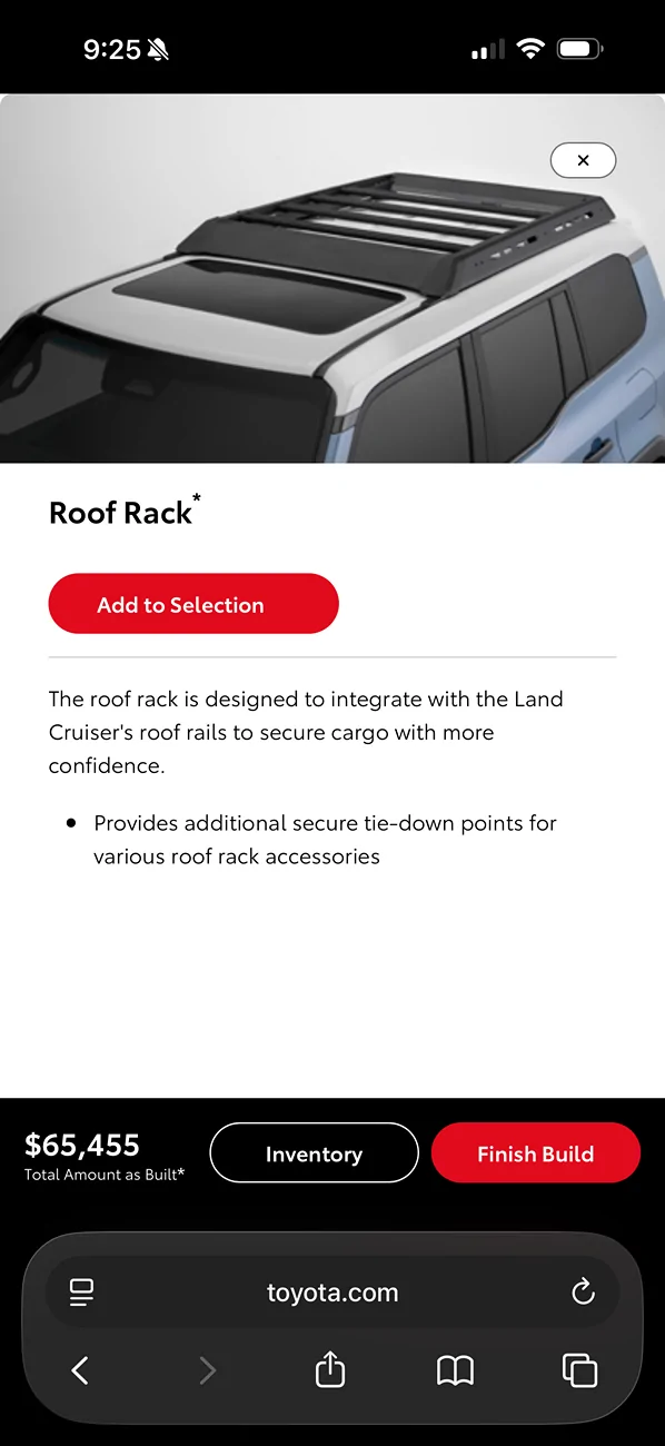 2025 2026 4runner 6th gen Will Land Cruiser ARB Roof Rack fit on the 6th gen 4runner? IMG_1303