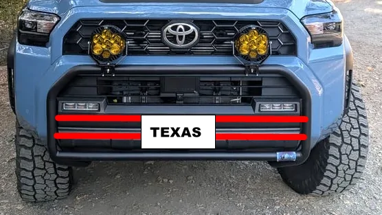2025 2026 4runner 6th gen CAtuned brush bar guard / bull bar installed 4878