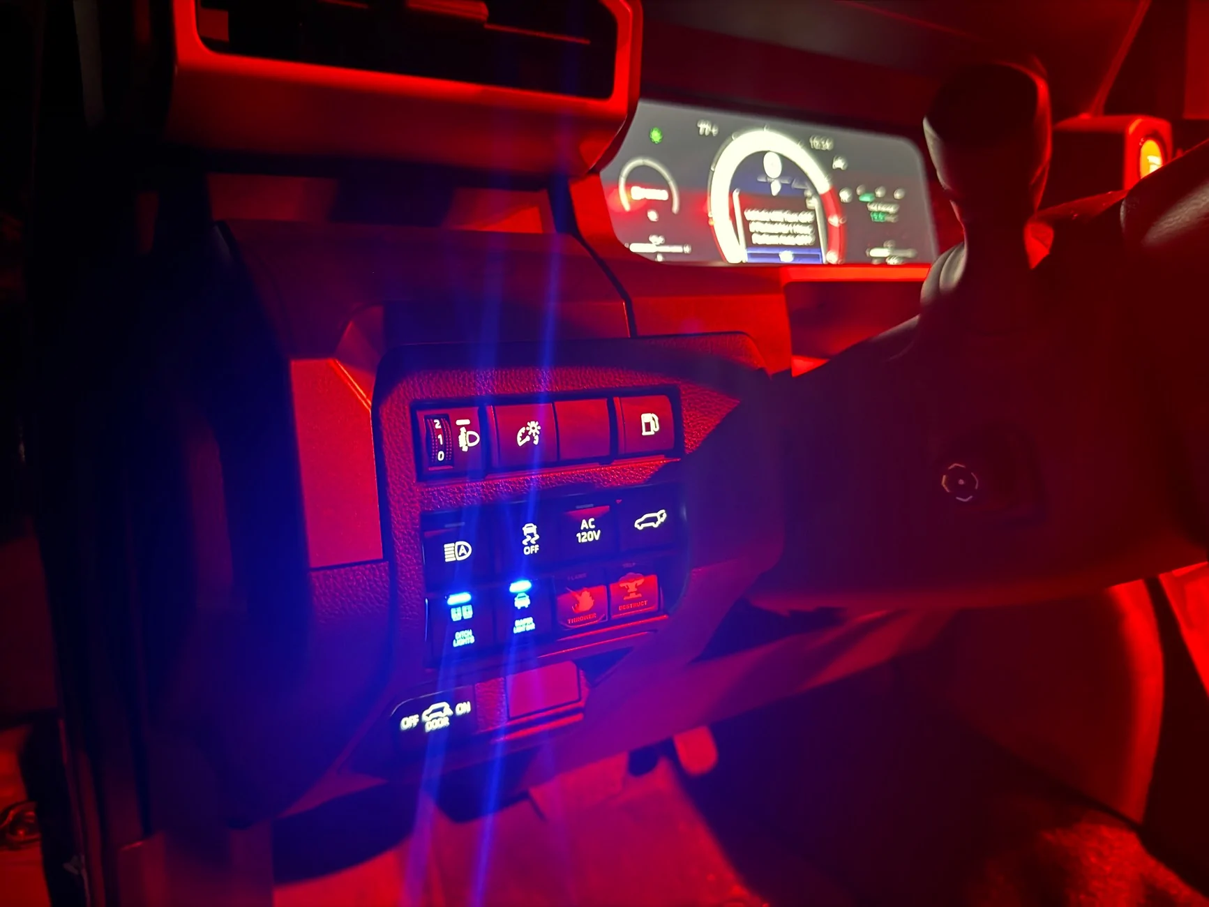 2025 2026 4runner 6th gen Cali Raised LED Stealth Bumper + 32" Inch Light Bar install IMG_4692