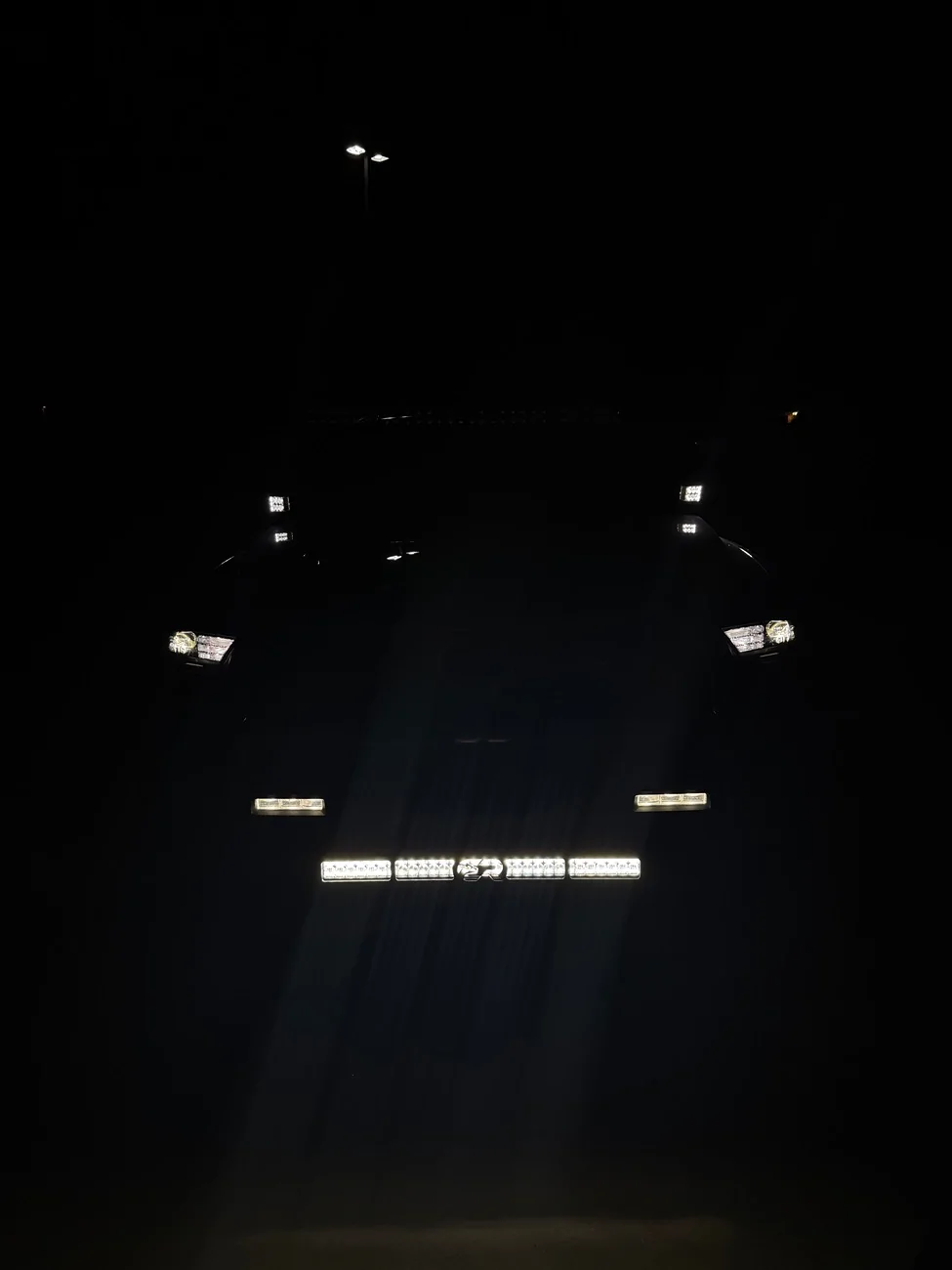 2025 2026 4runner 6th gen Cali Raised LED Stealth Bumper + 32" Inch Light Bar install IMG_4695