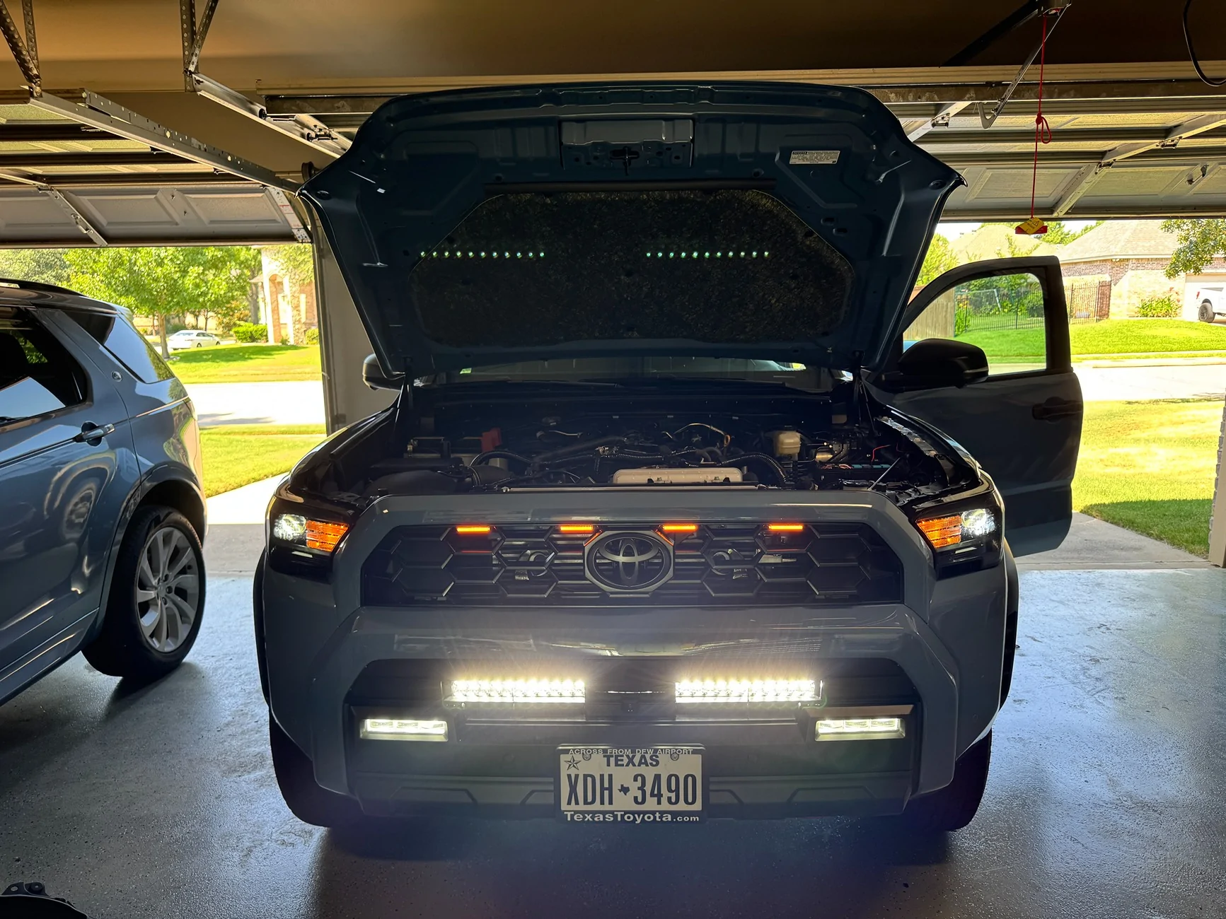 2025 2026 4runner 6th gen Cali Raised LED Stealth Bumper + 32" Inch Light Bar install IMG_6040