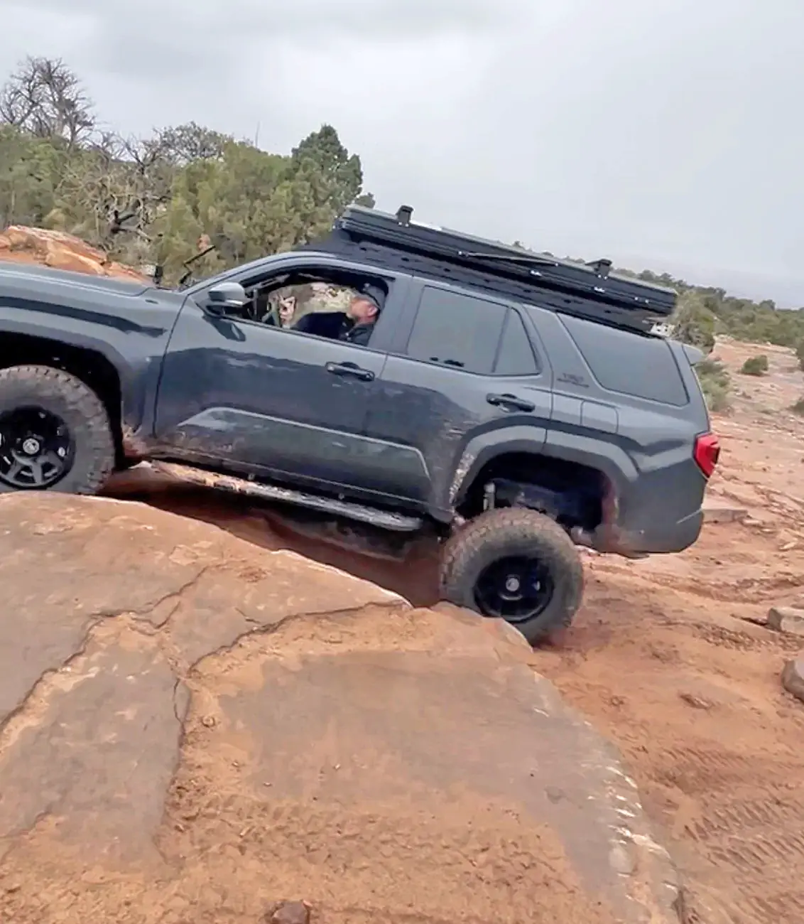 2025 2026 4runner 6th gen Moab - Top of the World solo run **Frozen Precipitation ** 33296-836cd1d84db8e445c3929c20442ef07a
