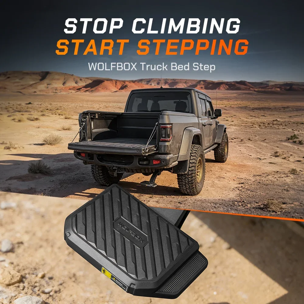 2025 2026 4runner 6th gen Exciting News: Wolfbox Gear Official Website is Now Live! Up To $400 Off🎉 1_wolfbox-retractable-truck-bed-step-rear-vi