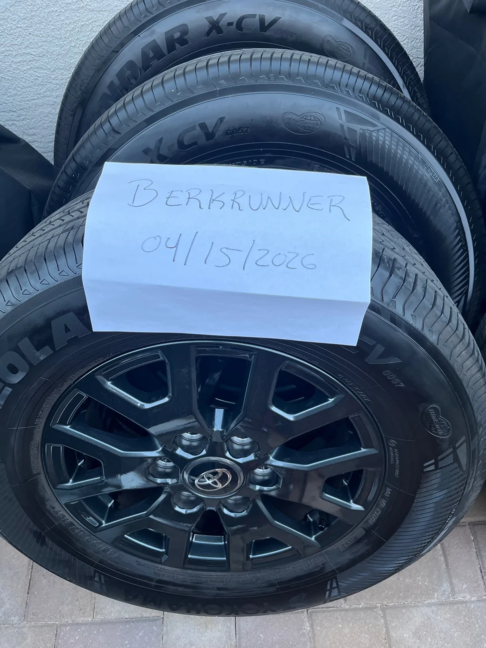 2025 2026 4runner 6th gen OEM Rims and Tires 2025 4Runner SR5 IMG_2854